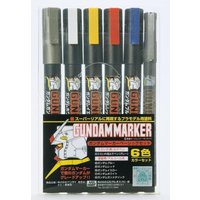 Gundam Marker Basic 6 Color Set von Mr Hobby - Gunze