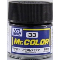 Mr. Color (10 ml) Flat Black von Mr Hobby - Gunze