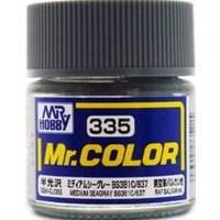 Mr. Color (10 ml) Medium Seagray BS381C 637 von Mr Hobby - Gunze