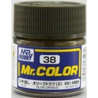 Mr. Color (10 ml) Olive Drab (2) von Mr Hobby - Gunze