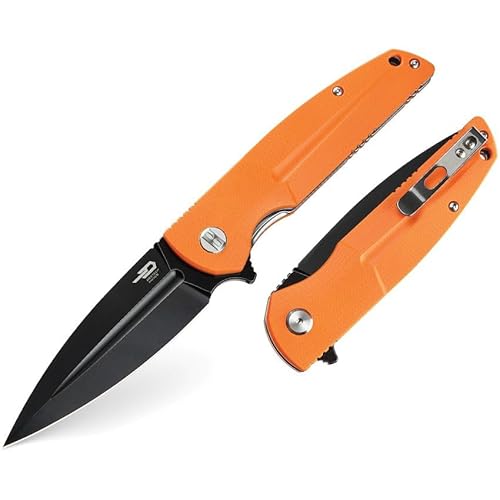 Mr. Blade Bestech Messer Fin Orange Exclusive G10 aus 14C28N Stahl von Mr. Blade