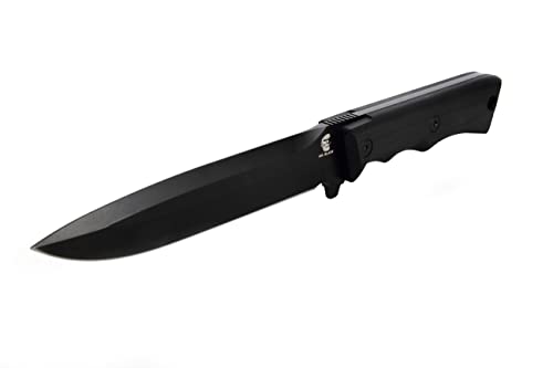 Mr. Blade Bushkraft Messer — Stealth — Exklusives Shadow Outdoormesser aus D2 Stahl von Mr. Blade