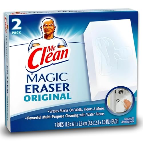 Mr. Clean 43515 Original Erase und Erneuerung des magischen Radiergummis, 2 Stück Mr. Clean 43515 Original Erase und Erneuerung des magischen Radiergummis, 2 Stück von Mr. Clean