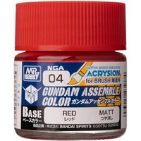 Acrysion Gundam Assemble Color (Base Color) (10 ml) Red von Mr. Hobby - Gunze