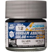 Acrysion Gundam Assemble Color (Base Color) (10 ml) Silver von Mr. Hobby - Gunze