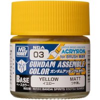 Acrysion Gundam Assemble Color (Base Color) (10 ml) Yellow von Mr. Hobby - Gunze