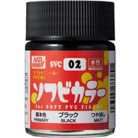 Water-Based SOFUBI Color (18 ml) Black von Mr. Hobby - Gunze