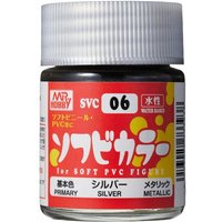 Water-Based SOFUBI Color (18 ml) Silver von Mr. Hobby - Gunze