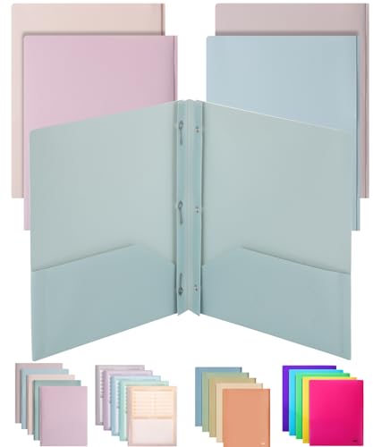 Mr. Pen,Kunststoff-Ordner mit Taschen und Zinken, 5er-Pack, gedämpfte Pastellfarben, Taschenordner, Ordner mit Zinken, Aktenordner mit Verschlüssen, Ordner mit Taschen, zwei Taschenordner Mr. Pen,Kunststoff-Ordner mit Taschen und Zinken, 5er-Pack, gedämpfte Pastellfarben, Taschenordner, Ordner mit Zinken, Aktenordner mit Verschlüssen, Ordner mit Taschen, zwei Taschenordner von Mr. Pen