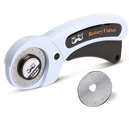 Mr. Pen- 45mm Rotary Cutter with 1 Extra Blade, Ergonomic Handle, Rotary Cutter for Fabric, Back to School Supplies Mr. Pen- 45mm Rotary Cutter with 1 Extra Blade, Ergonomic Handle, Rotary Cutter for Fabric, Back to School Supplies von Mr. Pen
