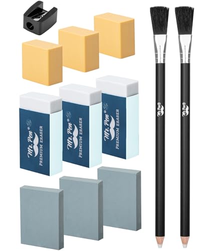 Mr. Pen- Art Eraser Set, 12Pcs, Pencil Eraser for Drawing von Mr. Pen