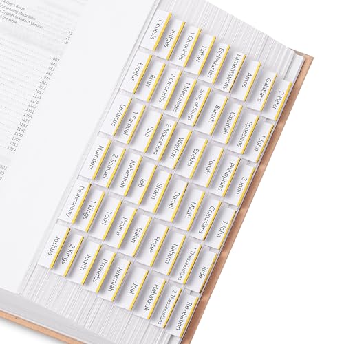 Mr. Pen - Bibel-Tabs, 75 Register, metallischer Goldschriftzug, laminierte Bibelreiter, Bibelreiter für Studium Bibel, Bibelbuch-Tabs, Bibeletiketten, Mr. Pen Bibelreiter von Mr. Pen