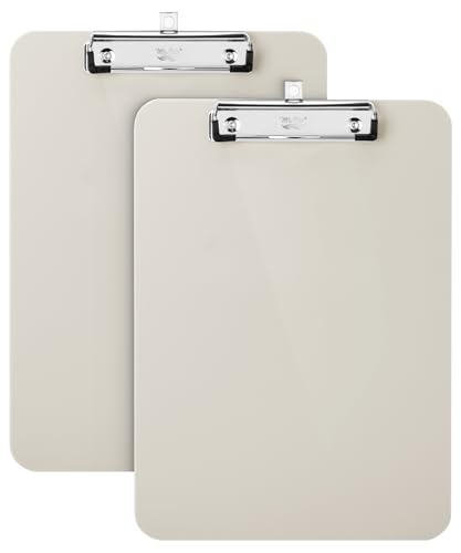 Mr. Pen - Kunststoff-Klemmbrett, 31,8 x 22,9 cm, 2 Stück, neutrale Creme Mr. Pen - Kunststoff-Klemmbrett, 31,8 x 22,9 cm, 2 Stück, neutrale Creme von Mr. Pen