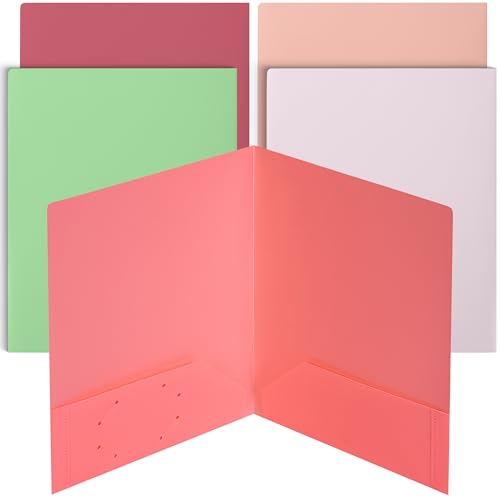 Mr. Pen Kunststoffordner mit Taschen, 5 Stück, Rosengarten von Mr. Pen