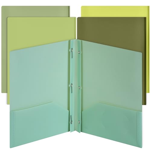 Mr. Pen Kunststoffordner mit Taschen und Zinken, 5er-Pack, Briefgröße, grüne Farbtöne, flexible Kunststoffordner mit Zinken Mr. Pen Kunststoffordner mit Taschen und Zinken, 5er-Pack, Briefgröße, grüne Farbtöne, flexible Kunststoffordner mit Zinken von Mr. Pen
