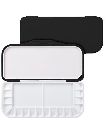 Mr. Pen Luftdichte Aquarellpalette mit Deckel, 1 Packung, 18 Mulden und 2 Mischbereiche, Aquarell-Palette Mr. Pen Luftdichte Aquarellpalette mit Deckel, 1 Packung, 18 Mulden und 2 Mischbereiche, Aquarell-Palette von Mr. Pen