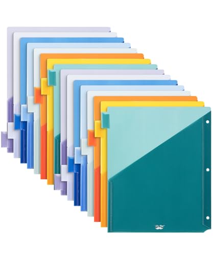 Mr. Pen Ordner-Trennblätter mit Taschen und Tabs, 8 Stück, Taschenteiler für 3-Ringbücher mit Tabs, Ordner-Trennblätter mit Taschen, Trennblätter mit Taschen, Binder-Trenner, Winterfarbe Mr. Pen Ordner-Trennblätter mit Taschen und Tabs, 8 Stück, Taschenteiler für 3-Ringbücher mit Tabs, Ordner-Trennblätter mit Taschen, Trennblätter mit Taschen, Binder-Trenner, Winterfarbe von Mr. Pen