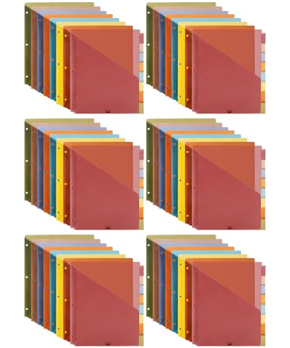 Mr. Pen - Ordner-Trennblätter mit Taschen und Tabs, 8 Stück, Taschenteiler für 3-Ringbücher mit Tabs Mr. Pen - Ordner-Trennblätter mit Taschen und Tabs, 8 Stück, Taschenteiler für 3-Ringbücher mit Tabs von Mr. Pen