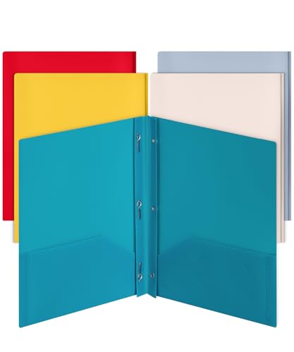 Mr. Pen - Ordner mit Taschen und Zinken mit Verschlüssen, 2 Taschen, Vintage-Braun-Aktenordner für den Bürogebrauch, 3-Zinken-Ordner von Mr. Pen