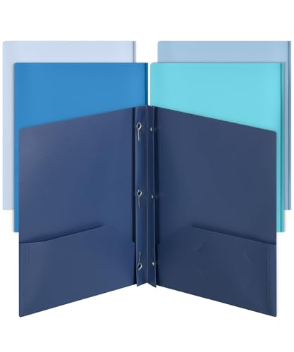 Mr. Pen Ordner mit Taschen und Zinken mit Verschlüssen, Ordner mit Taschen und Zinken mit Verschlüssen, Blautöne von Mr. Pen