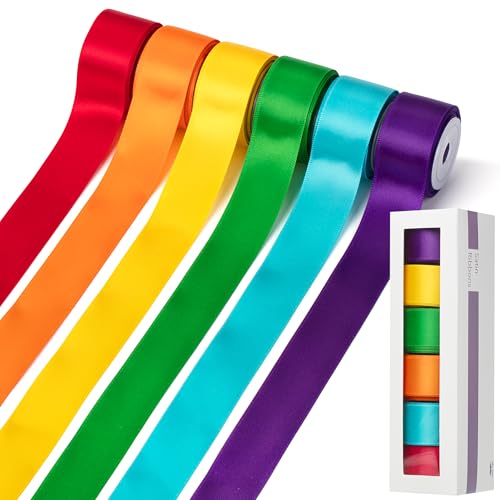 Mr. Pen - Pinkes Satinband, dünne, feste Stoffbänder, Rolle für Geschenkverpackungen, Einladungen, Blumenhaar, Basteln, Nähen, verschiedene Farben, Dekorationsbänder Mr. Pen - Pinkes Satinband, dünne, feste Stoffbänder, Rolle für Geschenkverpackungen, Einladungen, Blumenhaar, Basteln, Nähen, verschiedene Farben, Dekorationsbänder von Mr. Pen