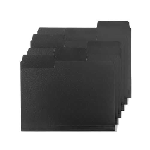 Mr. Pen Poly-Aktenordner, 1/3-Zoll-Reiter, 6 Stück, verschiedene Farben, Briefgröße, farbige Brief-Ordner für Bürobedarf von Mr. Pen