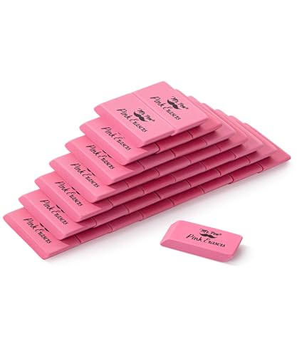 Mr. Pen Radiergummis, groß, Pink, 12 Stück von Mr. Pen