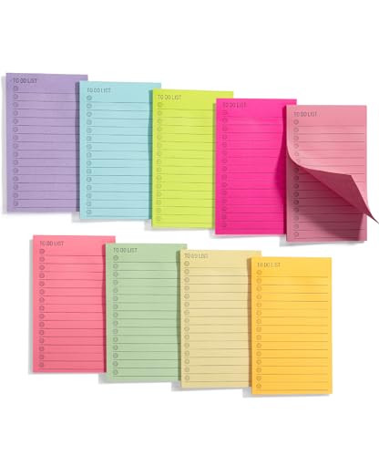 Mr. Pen- to Do List Sticky Notes, 3"x5", 360 Sheets, Assorted Colors, Lined Sticky Notes, Daily to Do List Notepad,Todo List Notepad von Mr. Pen