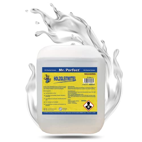 Mr.Perfect® - Effektives Holzgleitmittel 5L für Hobelmaschine, Fräsmaschine & Tischkreissäge | Silikonfreies Gleitmittel für Holzbearbeitung von Mr. Perfect