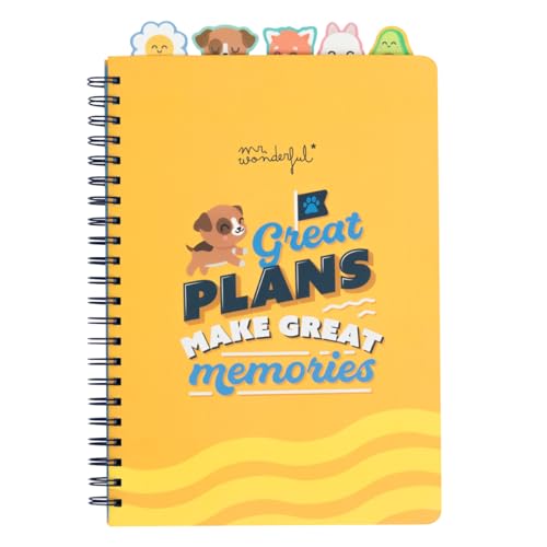Mr. Wonderful A4-Notizbuch mit Registerkarten – Für große Ziele, große Pläne Mr. Wonderful A4-Notizbuch mit Registerkarten – Für große Ziele, große Pläne von Mr. Wonderful