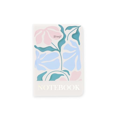 Mr. Wonderful A6-Notizbuch, Blumendruck, genähte Bindung von Mr. Wonderful