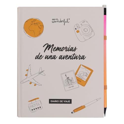 Mr. Wonderful Reisetagebuch, Abenteuer-Erinnerungen, kleines Reisetagebuch, um zu notieren, was passiert, inklusive 3 Aufkleberbögen Mr. Wonderful Reisetagebuch, Abenteuer-Erinnerungen, kleines Reisetagebuch, um zu notieren, was passiert, inklusive 3 Aufkleberbögen von Mr. Wonderful