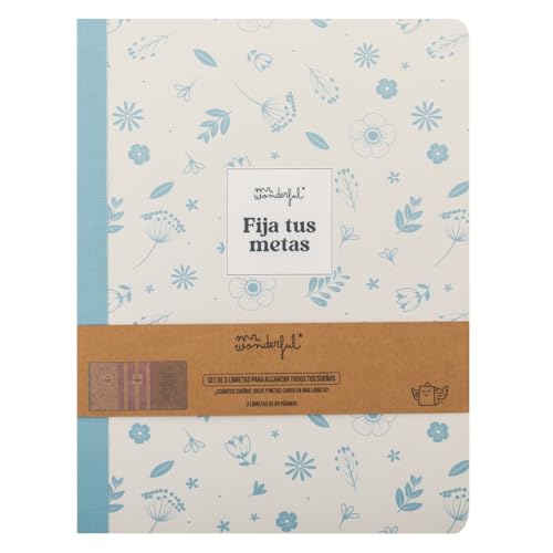Mr. Wonderful - Set mit 3 Notizbüchern, A5, um alle Ihre Träume zu verwirklichen - Zielsetzungen - Personalisierbares Notizbuch - Notizbuch mit 100 Seiten Mr. Wonderful - Set mit 3 Notizbüchern, A5, um alle Ihre Träume zu verwirklichen - Zielsetzungen - Personalisierbares Notizbuch - Notizbuch mit 100 Seiten von Mr. Wonderful