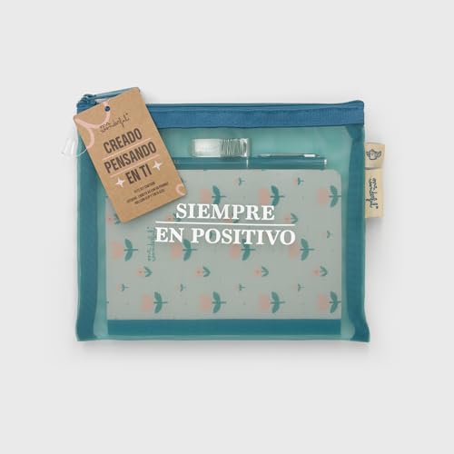 Mr.Wonderful Schreibset Notizbuch + Stift – immer positiv – Geschenk zum Muttertag Mr.Wonderful Schreibset Notizbuch + Stift – immer positiv – Geschenk zum Muttertag von Mr. Wonderful