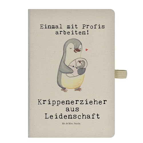 Mr. & Mrs. Panda DIN A4 Baumwoll Notizbuch Krippenerzieher Leidenschaft - Geschenk, geburt, Dankeschön, Schreibbuch, Notizheft, Jubiläum, Mr. & Mrs. Panda DIN A4 Baumwoll Notizbuch Krippenerzieher Leidenschaft - Geschenk, geburt, Dankeschön, Schreibbuch, Notizheft, Jubiläum, von Mr. & Mrs. Panda