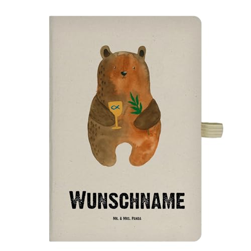 Mr. & Mrs. Panda DIN A4 Personalisiertes Notizbuch Bär Konfirmation - Personalisierte Geschenke, Teddybär, Namensbuch, Teddy, Gottesdienst, Mr. & Mrs. Panda DIN A4 Personalisiertes Notizbuch Bär Konfirmation - Personalisierte Geschenke, Teddybär, Namensbuch, Teddy, Gottesdienst, von Mr. & Mrs. Panda