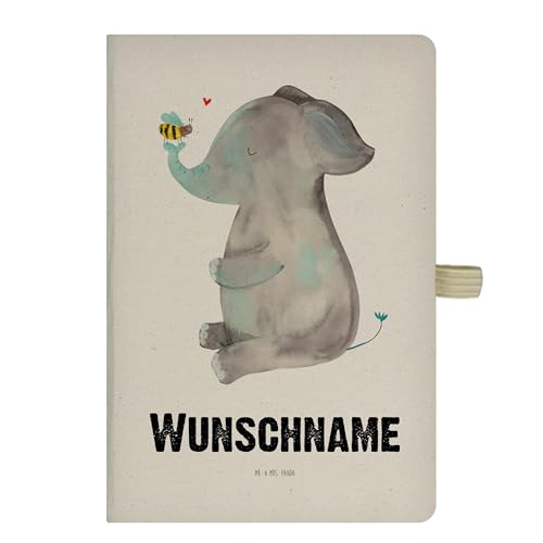 Mr. & Mrs. Panda DIN A4 Personalisiertes Notizbuch Elefant Biene - Personalisierte Geschenke, Jahrestag, Tiermotive, Liebesbeweis, Gute Laune, Liebe, Mr. & Mrs. Panda DIN A4 Personalisiertes Notizbuch Elefant Biene - Personalisierte Geschenke, Jahrestag, Tiermotive, Liebesbeweis, Gute Laune, Liebe, von Mr. & Mrs. Panda