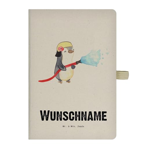 Mr. & Mrs. Panda DIN A4 Personalisiertes Notizbuch Feuerwehrfrau Herz - Personalisierte Geschenke, freiwillige Feuerwehr, Geschenk, Namen, Mr. & Mrs. Panda DIN A4 Personalisiertes Notizbuch Feuerwehrfrau Herz - Personalisierte Geschenke, freiwillige Feuerwehr, Geschenk, Namen, von Mr. & Mrs. Panda
