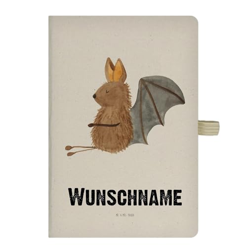 Mr. & Mrs. Panda DIN A4 Personalisiertes Notizbuch Fledermaus Sitzen - Personalisierte Geschenke, Gute Laune, entspannen, lustige Sprüche, Mr. & Mrs. Panda DIN A4 Personalisiertes Notizbuch Fledermaus Sitzen - Personalisierte Geschenke, Gute Laune, entspannen, lustige Sprüche, von Mr. & Mrs. Panda