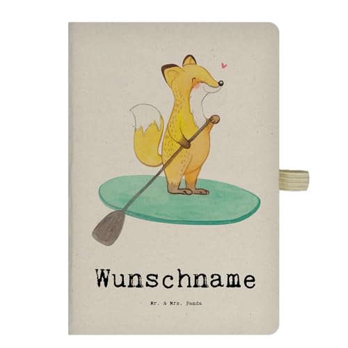 Mr. & Mrs. Panda DIN A4 Personalisiertes Notizbuch Stand Up Paddling - Personalisierte Geschenke, Gewinn, Namen, Stand up paddle, SUB, von Mr. & Mrs. Panda