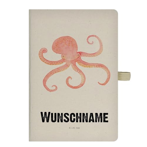 Mr. & Mrs. Panda DIN A4 Personalisiertes Notizbuch Tintenfisch - Personalisierte Geschenke, Namensbuch, Tiere, Krake, Notizbuch mit Namen, Arme, Mr. & Mrs. Panda DIN A4 Personalisiertes Notizbuch Tintenfisch - Personalisierte Geschenke, Namensbuch, Tiere, Krake, Notizbuch mit Namen, Arme, von Mr. & Mrs. Panda
