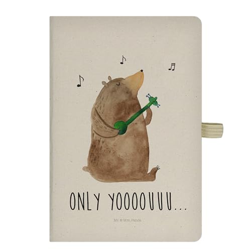 Mr. & Mrs. Panda DIN A5 Baumwoll Notizbuch Bär Gitarre - Geschenk, Tagebuch, Teddybär, Journal, Teddy, Notizheft, Schreibbuch, Skizzenbuch, Notizen Mr. & Mrs. Panda DIN A5 Baumwoll Notizbuch Bär Gitarre - Geschenk, Tagebuch, Teddybär, Journal, Teddy, Notizheft, Schreibbuch, Skizzenbuch, Notizen von Mr. & Mrs. Panda