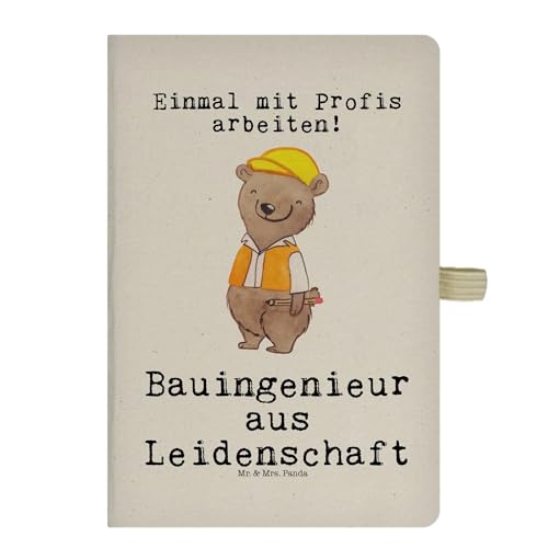 Mr. & Mrs. Panda DIN A5 Baumwoll Notizbuch Bauingenieur Leidenschaft - Geschenk, Adressbuch, Statiker, Notizheft, Danke, Eintragebuch, Schenken, Mr. & Mrs. Panda DIN A5 Baumwoll Notizbuch Bauingenieur Leidenschaft - Geschenk, Adressbuch, Statiker, Notizheft, Danke, Eintragebuch, Schenken, von Mr. & Mrs. Panda
