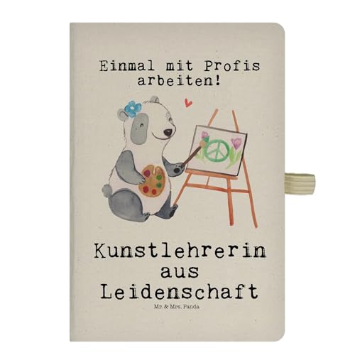 Mr. & Mrs. Panda DIN A5 Baumwoll Notizbuch Kunstlehrerin Leidenschaft - Geschenk, Notizheft, Schreibheft, Kunstunterricht, Schenken, Kunstschule, Mr. & Mrs. Panda DIN A5 Baumwoll Notizbuch Kunstlehrerin Leidenschaft - Geschenk, Notizheft, Schreibheft, Kunstunterricht, Schenken, Kunstschule, von Mr. & Mrs. Panda