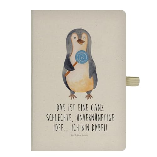 Mr. & Mrs. Panda DIN A5 Baumwoll Notizbuch Pinguin Lolli - Geschenk, Süßigkeiten, Journal, Gauner, Blödsinn, Skizzenbuch, Tagebuch, Notizblock, Mr. & Mrs. Panda DIN A5 Baumwoll Notizbuch Pinguin Lolli - Geschenk, Süßigkeiten, Journal, Gauner, Blödsinn, Skizzenbuch, Tagebuch, Notizblock, von Mr. & Mrs. Panda