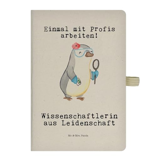 Mr. & Mrs. Panda DIN A5 Baumwoll Notizbuch Wissenschaftlerin Leidenschaft - Geschenk, Firma, Forschungseinrichtung, Notizheft, Schreibheft, Journal, Mr. & Mrs. Panda DIN A5 Baumwoll Notizbuch Wissenschaftlerin Leidenschaft - Geschenk, Firma, Forschungseinrichtung, Notizheft, Schreibheft, Journal, von Mr. & Mrs. Panda