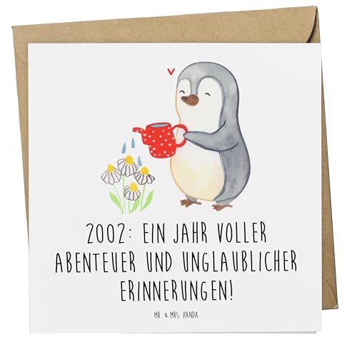 Mr. & Mrs. Panda Deluxe Karte 2002 Geburtstag Abenteuer - Geschenk, magische Momente, Klappkarte, Geburtsjahr, Geburtstagskarte, 2002 Mr. & Mrs. Panda Deluxe Karte 2002 Geburtstag Abenteuer - Geschenk, magische Momente, Klappkarte, Geburtsjahr, Geburtstagskarte, 2002 von Mr. & Mrs. Panda