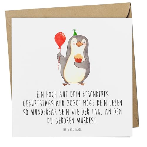 Mr. & Mrs. Panda Deluxe Karte 2020 Geburtstag - Geschenk, Geburtstag 2020, Klappkarte, außergewöhnliches Jahr, Glückwunschkarte, Feier des Lebens, Mr. & Mrs. Panda Deluxe Karte 2020 Geburtstag - Geschenk, Geburtstag 2020, Klappkarte, außergewöhnliches Jahr, Glückwunschkarte, Feier des Lebens, von Mr. & Mrs. Panda