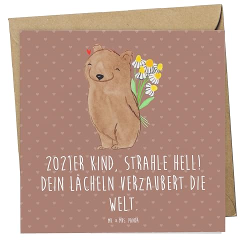 Mr. & Mrs. Panda Deluxe Karte 2021 Geburtstag - Geschenk, magisches Kind, Geschenke 2021, Geburtsjahr, Klappkarte, 2021 Baby, Geburtstagskarte, Mr. & Mrs. Panda Deluxe Karte 2021 Geburtstag - Geschenk, magisches Kind, Geschenke 2021, Geburtsjahr, Klappkarte, 2021 Baby, Geburtstagskarte, von Mr. & Mrs. Panda