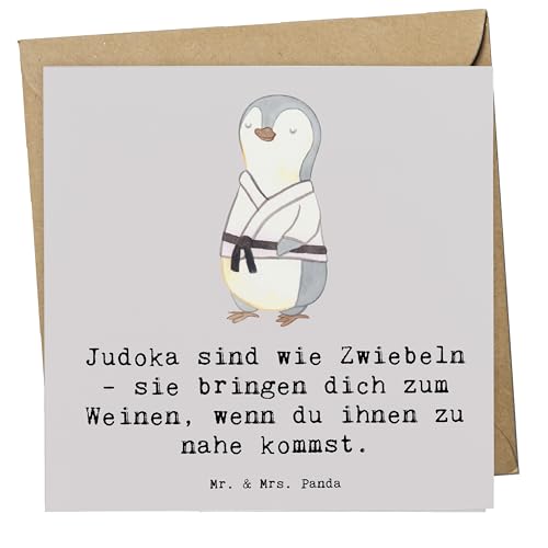 Mr. & Mrs. Panda Deluxe Karte Judo Zwiebel - Geschenk, Leidenschaft, Hochwertige Klappkarte, Hochwertige Grußkarte, Ausdauer, Philosophie, Sport, Mr. & Mrs. Panda Deluxe Karte Judo Zwiebel - Geschenk, Leidenschaft, Hochwertige Klappkarte, Hochwertige Grußkarte, Ausdauer, Philosophie, Sport, von Mr. & Mrs. Panda